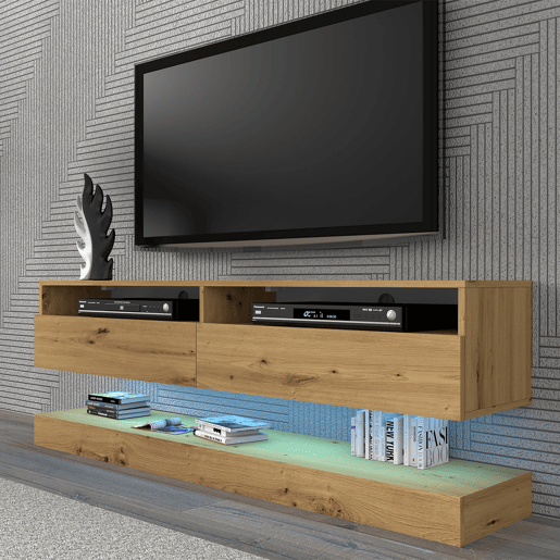 Parede TV 2 portas 160 cm Vega Madeira