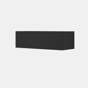 Móvel TV de parede com 1 porta 100 cm Bali Preto