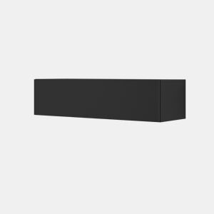 Móvel TV de parede com 1 porta 120 cm Bali Preto