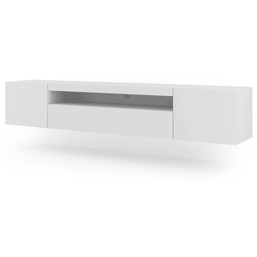Móvel de parede para TV Aurus Branco com 3 portas, 200 cm