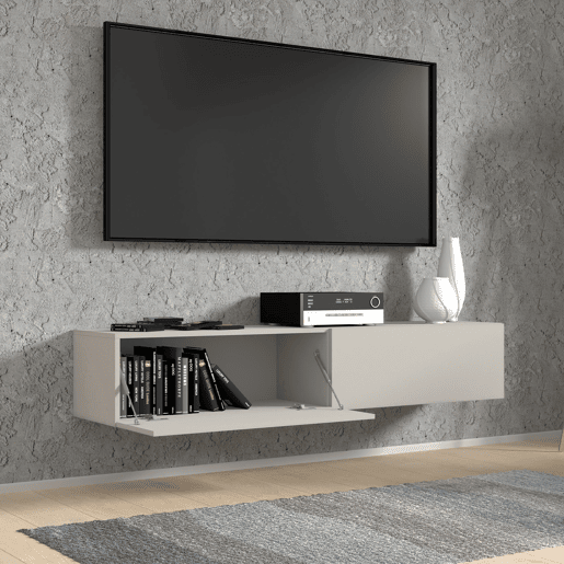 Móvel TV mural 2 portas 160 cm Bali Cashmere