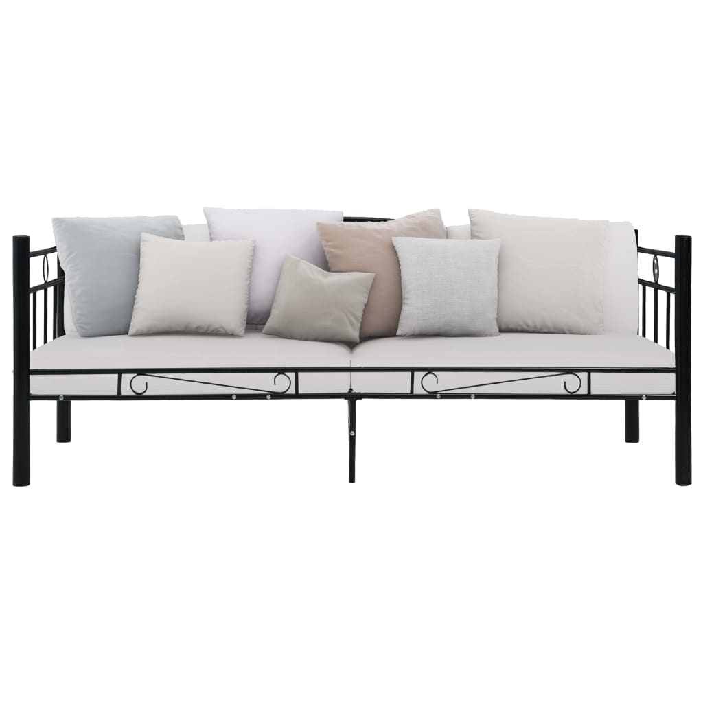 Estructura de cama 90x200 Negro