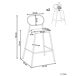 Beliani Silla de bar ADAVER Beliani Silla de bar ADAVER Beige