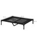 Cama Elevada Perro Tela Oxford, Metal PawHut Cama Elevada Perro Tela Oxford, Metal PawHut Negro