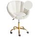 Beliani Silla de oficina ANNABELLE Beliani Silla de oficina ANNABELLE Blanco