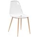 Beliani Silla de comedor TAKILMA Beliani Silla de comedor TAKILMA Transparente