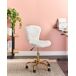 Beliani Silla de oficina MARGATE Beliani Silla de oficina MARGATE Blanco