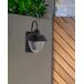 Beliani Lámpara de pared para exteriores BANKA Beliani Lámpara de pared para exteriores BANKA Negro