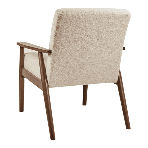 Poltrona ESRUM Bouclé Creme