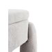 Banqueta-baul estructura y patas tapizadas en boucle Banqueta-baul estructura y patas tapizadas en boucle Gris Claro