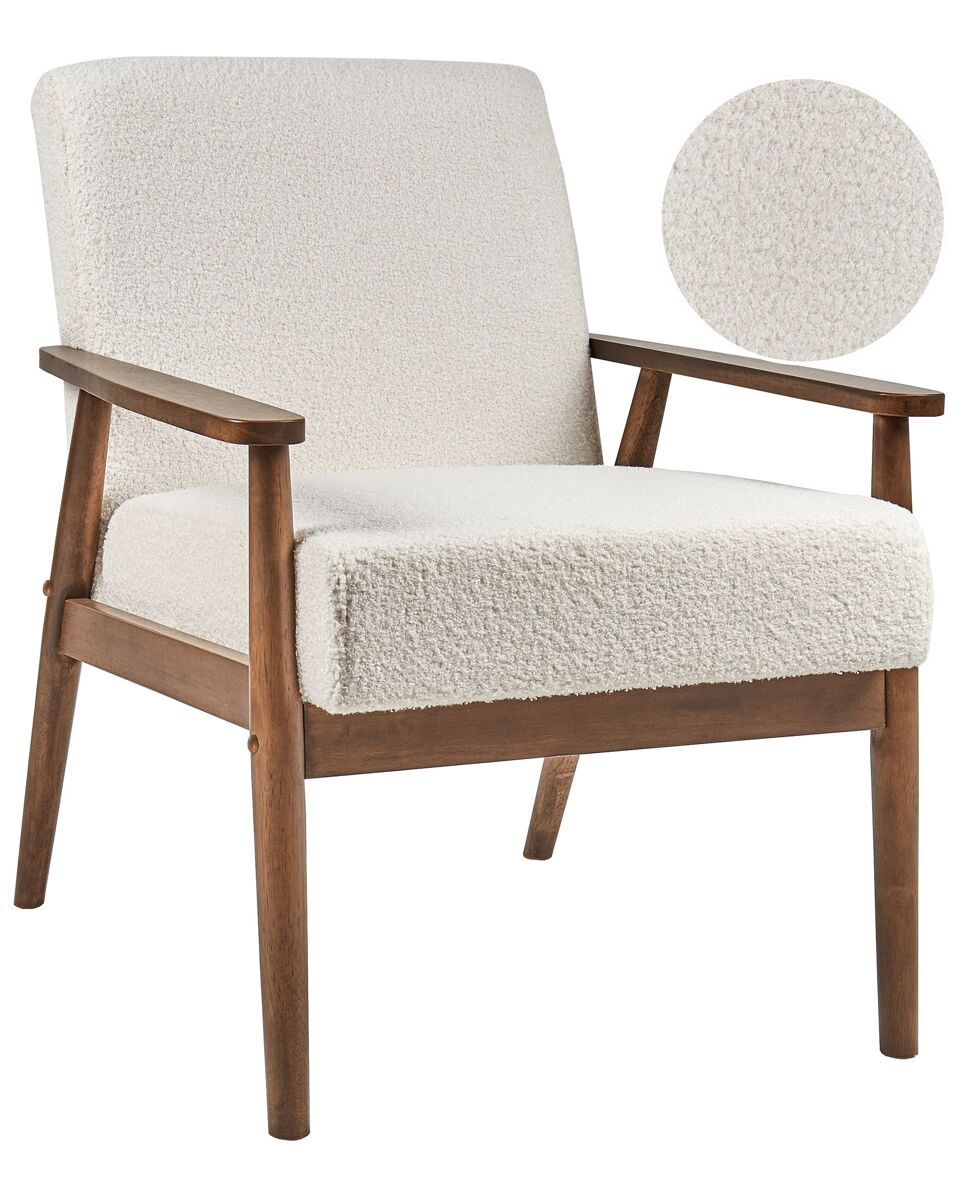 Beliani Sillón ESRUM Crema