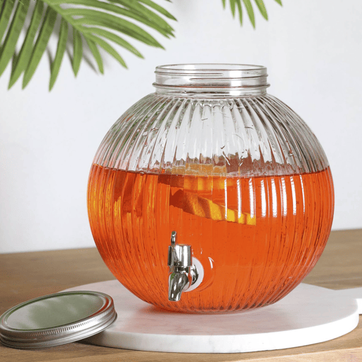 Distribuidor de bebidas de vidro Well Home 5,5L