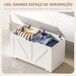 Baúl de Almacenaje HOMCOM, hogar - muebles de dormitorio Baúl de Almacenaje HOMCOM, hogar - muebles de dormitorio Blanco