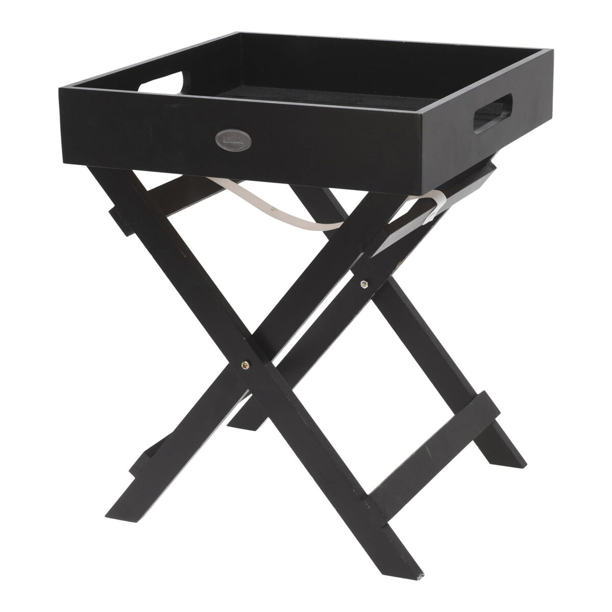 WELL HOME - Bandeja para servir en madera con patas plegables