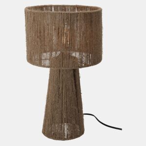 WELL HOME - Candeeiro de mesa de juta natural Ø27x45cm