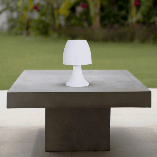 WELL HOME - Candeeiro de mesa branco Ø12x19,2cm