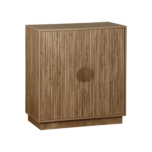 Aparador de 2 portas, 80cm, Celian, Manguier, 80x40x85 cm
