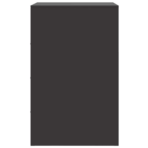 vidaXL Mesas de cabeceira 2 pcs 34,5x39x62 cm aço preto vidaXL Mesas de cabeceira 2 pcs 34,5x39x62 cm aço preto