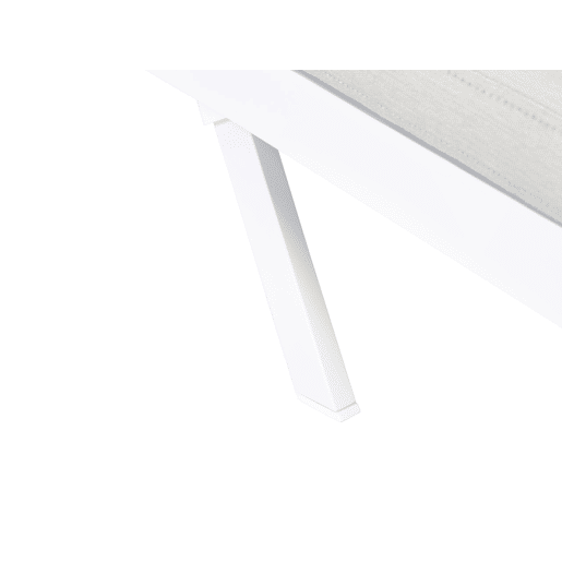 Conjunto de 2 espreguiçadeiras com almofadas AMELIA Metal Cinzento claro