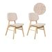 Beliani Silla de comedor ELAINE Beliani Silla de comedor ELAINE Beige