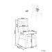 Beliani Silla de comedor AVALON Beliani Silla de comedor AVALON Beige