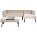 Beliani Conjunto de jardín SORRIVOLI Beliani Conjunto de jardín SORRIVOLI Beige