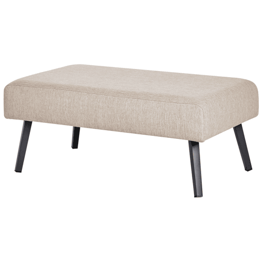 Conjunto de sofás de jardim de canto 4 lugares SORRIVOLI à esquerda Creme
