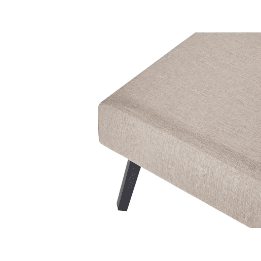 Conjunto de sofás de jardim de canto 4 lugares SORRIVOLI à esquerda Creme
