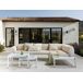 Beliani Conjunto de jardín RASIGLIA Beliani Conjunto de jardín RASIGLIA Beige