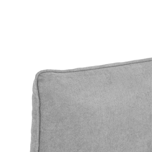 Cabeceira de Cama Estofada BUDWING Maia (Cinza - 140x120 cm)