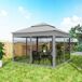 Carpa Plegable Metal, Poliéster Outsunny Carpa Plegable Metal, Poliéster Outsunny Multicolor