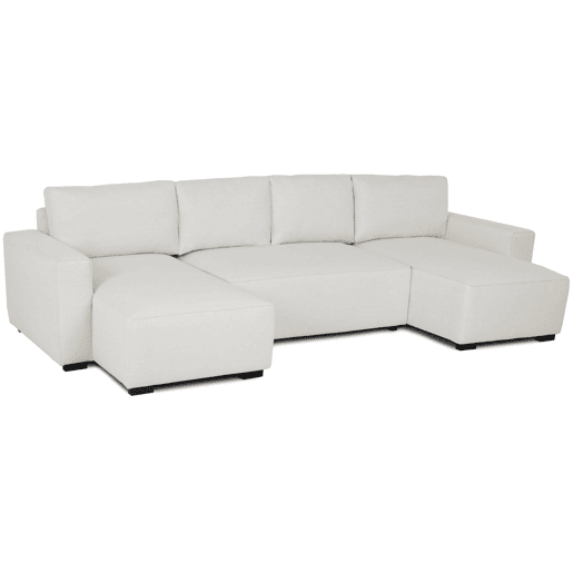 Sofá-Cama Chaise Longue BUDWING Jordan Bege - 5 Lugares - 317x157x91 cm
