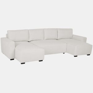 Sofá-Cama Chaise Longue BUDWING Jordan Bege - 5 Lugares - 317x157x91 cm