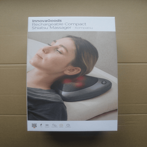Massajador Shiatsu Compacto Recarregável Kompatsu InnovaGoods Massajador Shiatsu Compacto Recarregável Kompatsu InnovaGoods