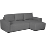 Sofá-Cama Chaise Longue BUDWING Jade Cinzento - 4 Lugares - 239x135x91 cm