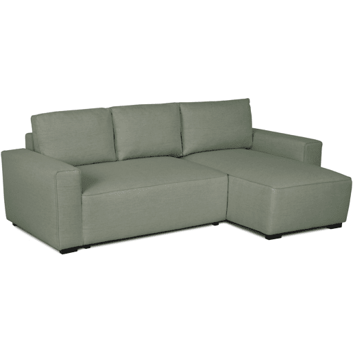 Sofá-Cama Chaise Longue BUDWING Jade Verde - 4 Lugares - 239x135x91 cm