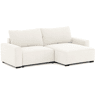Sofá-Cama Chaise Longue BUDWING Lauren Bege - 4 Lugares - 269x158x96 cm