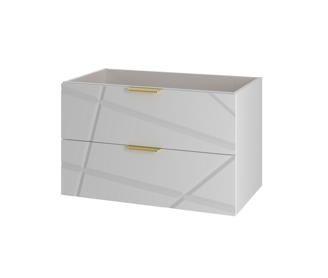 Mueble bajo lavabo 80cm aurora blanco