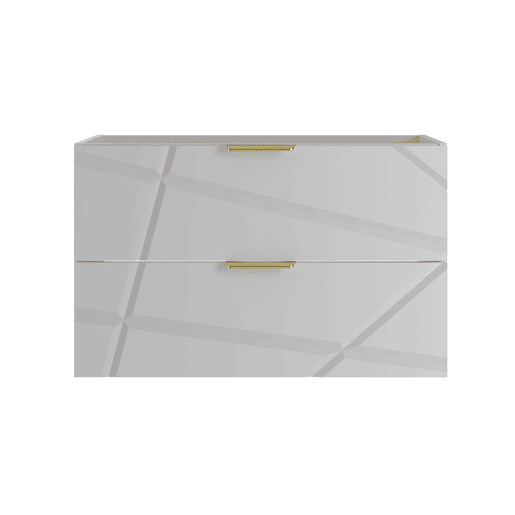 Móvel sob-lavatório 80cm Aurora Branco