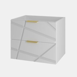 Móvel sob-lavatório 60cm Aurora Branco