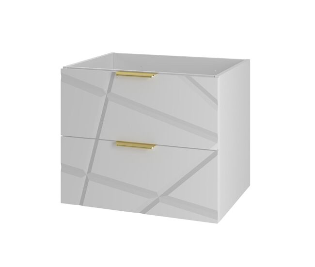 Mueble bajo lavabo 60cm aurora blanco