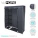 WELL HOME - Armario de almacenaje camping con estantes WELL HOME - Armario de almacenaje camping con estantes Gris