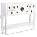 Aparador de madera, 6 cajones, 2 puertas Aparador de madera, 6 cajones, 2 puertas Blanco