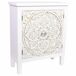 Aparador de madera de 2 puertas Aparador de madera de 2 puertas Blanco