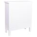 Aparador de madera de 2 puertas Aparador de madera de 2 puertas Blanco