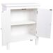 Aparador de madera de 2 puertas Aparador de madera de 2 puertas Blanco