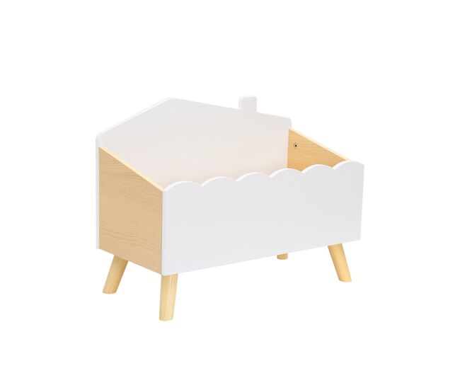 Caja de almacenamiento infantil blanco - 58x48x28 cm