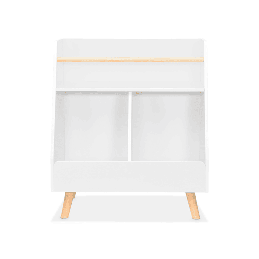 Arrumação para crianças, 2 compartimentos, Tobias, Branco, 61.5x35x69.5 cm