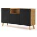 Bufé 3 puertas Nexa Bufé 3 puertas Nexa Negro/ Madera