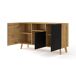 Bufé 3 puertas Nexa Bufé 3 puertas Nexa Negro/ Madera